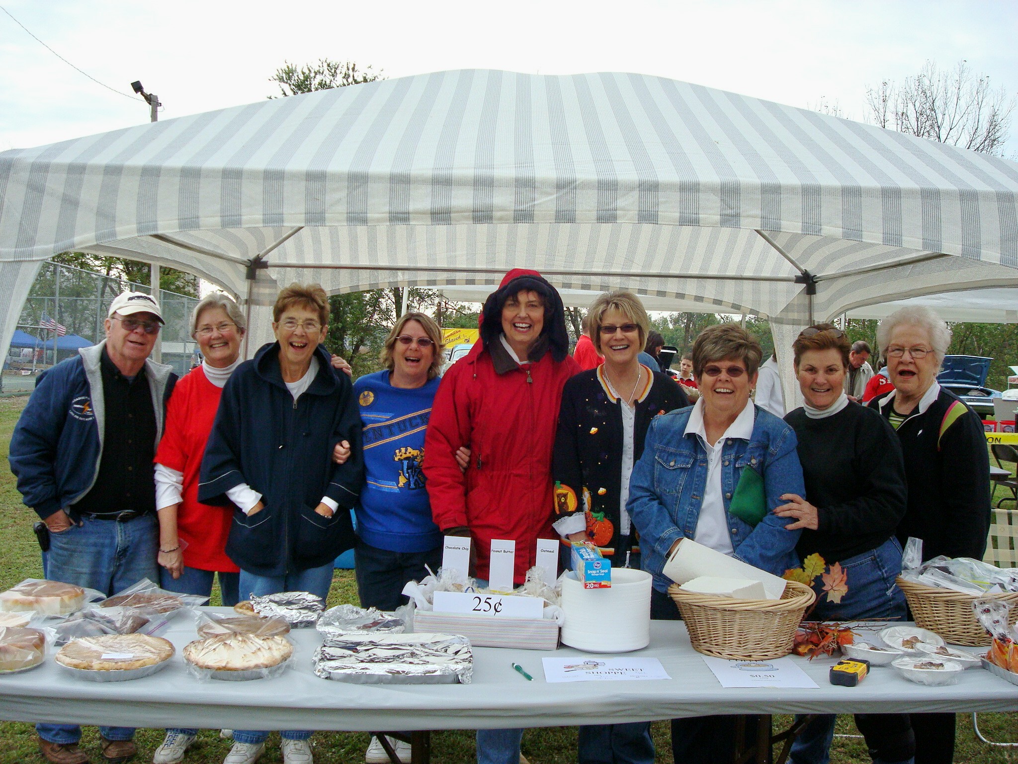 Some members of the Livermore Woman's Club at the Livermore Riverfest
